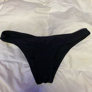 black bathing suit bottoms
